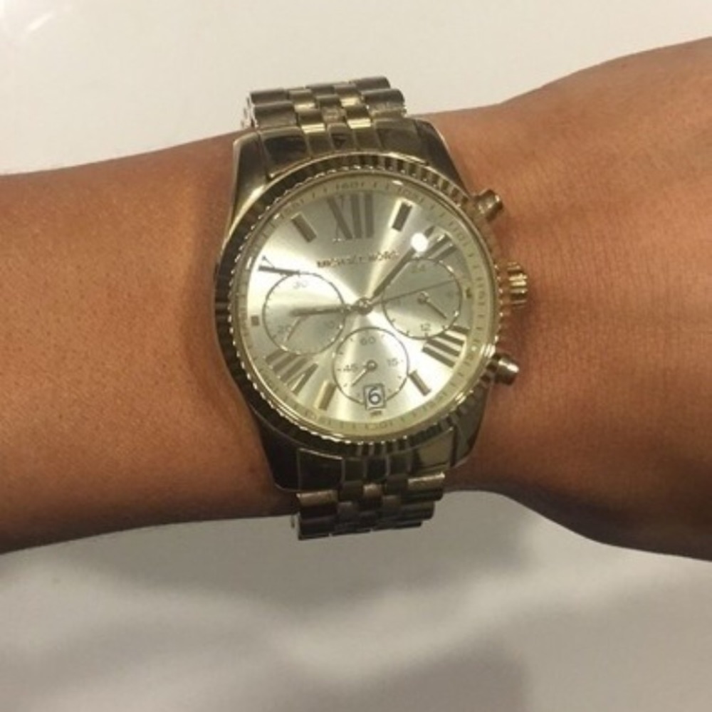 Authentic Gold Michael Kors Watch